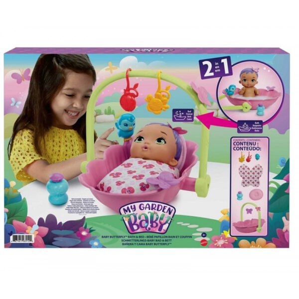 Lėlės vonia lova 2in1 My Garden Baby